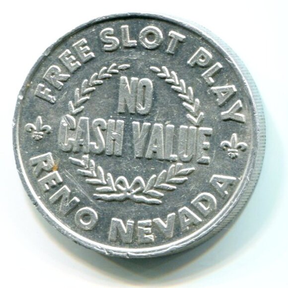 1975 Sundowner Hotel & Casino Reno, NV Aluminum Free Play Slot Token (b289-2) - Picture 2 of 2